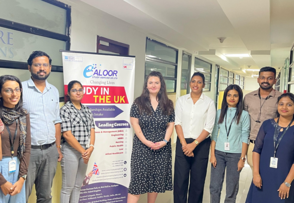 Edge Hill University Delegate, Sophie Coan visit Ealoor Study Abroad Cochin Office