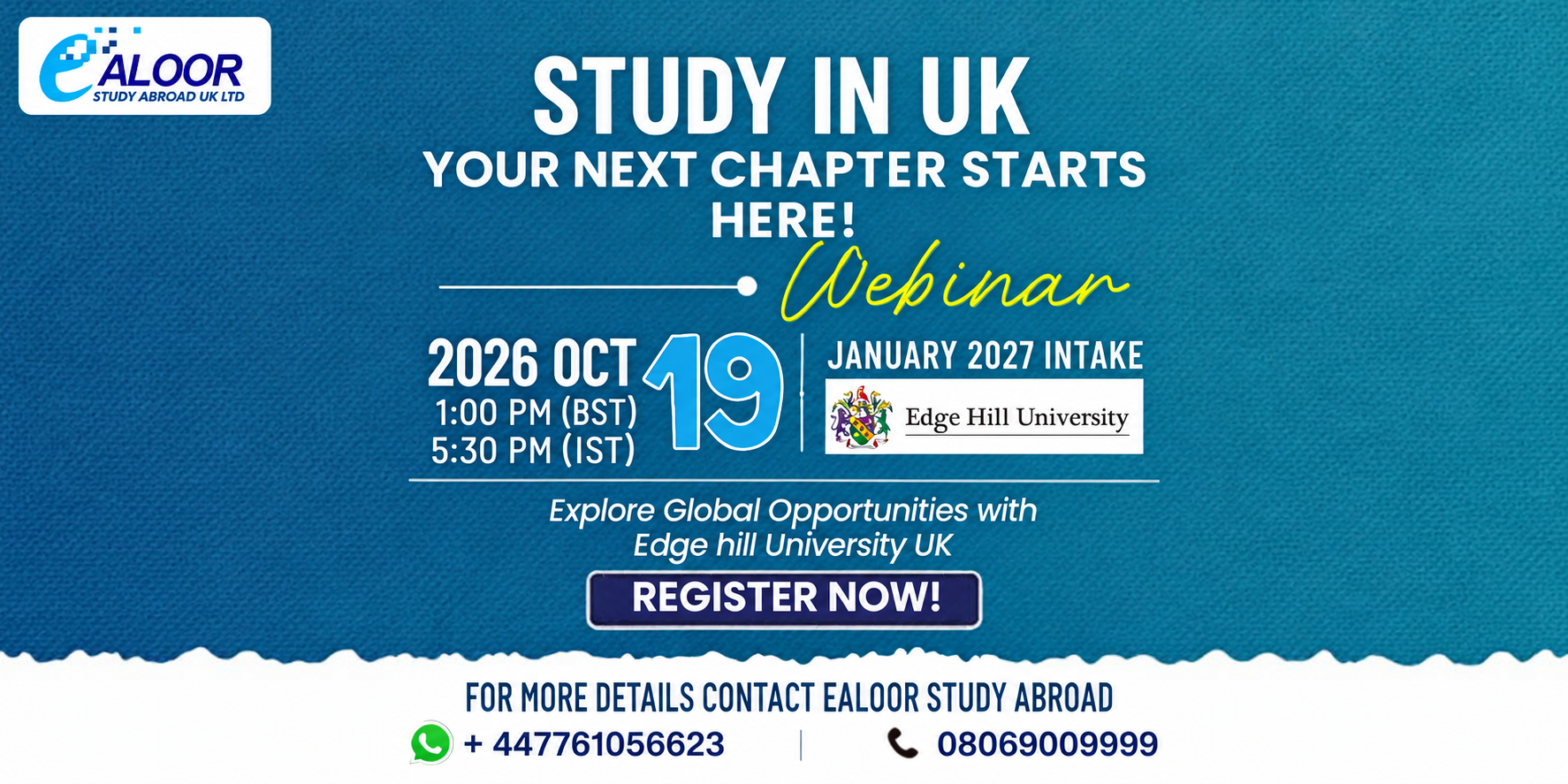 Ealoor Study Abroad opportunity